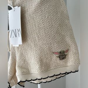 NWT Zara baby Yoda knit shorts
